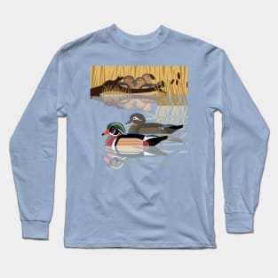 Carolina wood duck Long Sleeve T-Shirt